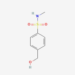molecular formula C8H11NO3S B8765502 4-hydroxymethyl-N-methyl-benzenesulfonamide CAS No. 660432-44-0