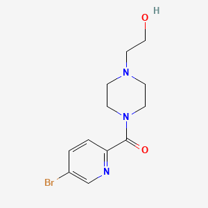 (5-Bromo-pyridin-2-yl)-[4-(2-hydroxy-ethyl)-piperazin-1-yl]-methanone