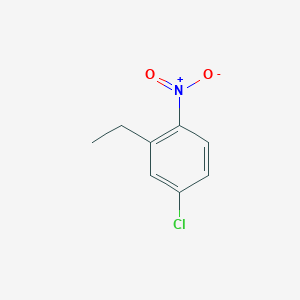 molecular formula C8H8ClNO2 B8765522 4-CHLORO-2-ETHYL-1-NITROBENZENE 