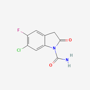 6-Chloro-5-fluoro-2-oxo-1-indolinecarboxamide