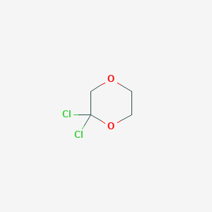 molecular formula C4H6Cl2O2 B8765581 2,2-Dichloro-1,4-dioxane CAS No. 57253-41-5