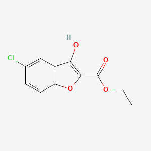 Ethyl 5-chloro-3-hydroxy-1-benzofuran-2-carboxylate