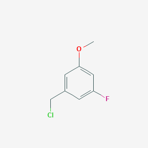 molecular formula C8H8ClFO B8765667 1-(Chloromethyl)-3-fluoro-5-methoxybenzene 