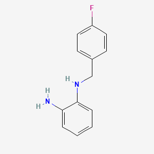 molecular formula C13H13FN2 B8765703 N1-(4-Fluorobenzyl)benzene-1,2-diamine CAS No. 7191-70-0
