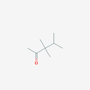 molecular formula C8H16O B8765823 3,3,4-Trimethylpentan-2-one CAS No. 5340-47-6