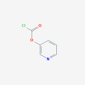 molecular formula C6H4ClNO2 B8765857 Pyridin-3-yl chloroformate CAS No. 165739-74-2