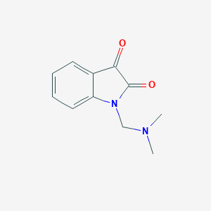 molecular formula C11H12N2O2 B087659 1-[(dimethylamino)methyl]-1H-indole-2,3-dione CAS No. 13129-67-4