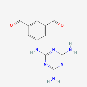 2-(3,5-Diacetylphenyl)amino-4,6-diamino-1,3,5-triazine