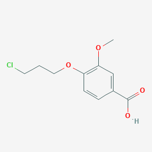 Benzoic acid, 4-(3-chloropropoxy)-3-methoxy-