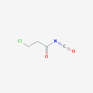 molecular formula C4H4ClNO2 B8765955 3-Chloropropanoyl isocyanate CAS No. 54898-89-4