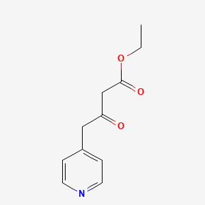 molecular formula C11H13NO3 B8765965 Ethyl 3-oxo-4-(pyridin-4-yl)butanoate CAS No. 244638-98-0