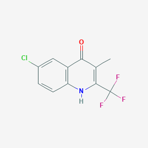 6-Chloro-3-methyl-2-(trifluoromethyl)quinolin-4-ol