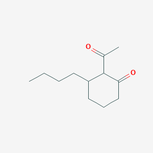 2-Acetyl-3-butylcyclohexanone