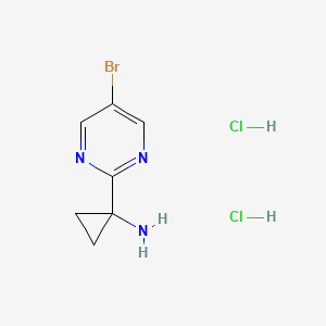 1-(5-Bromopyrimidin-2-yl)cyclopropanamine dihydrochloride