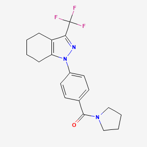 1-[4-(1-Pyrrolidinylcarbonyl)phenyl]-3-(Trifluoromethyl)-4,5,6,7-Tetrahydro-1h-Indazole
