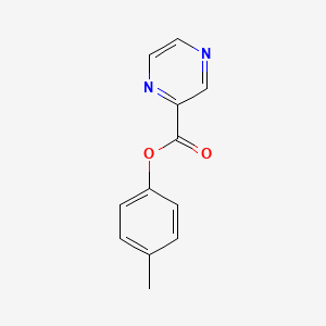 molecular formula C12H10N2O2 B8766117 p-tolyl pyrazine-2-carboxylate CAS No. 132172-96-4