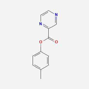 Pyrazinecarboxylic acid, 4-methylphenyl ester