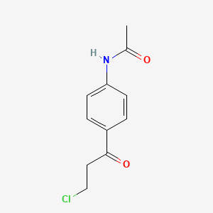 N-[4-(3-chloro-propionyl)phenyl]acetamide
