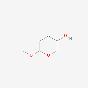 2H-Pyran-3-ol, tetrahydro-6-methoxy-