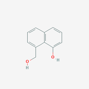 molecular formula C11H10O2 B8766152 1-Naphthol-8-methanol 