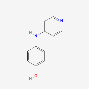 molecular formula C11H10N2O B8766153 4-[(Pyridin-4-yl)amino]phenol 