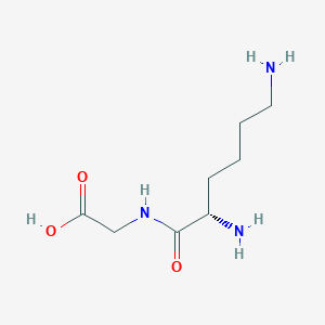 molecular formula C8H17N3O3 B8766160 Lys-Gly CAS No. 7563-03-3