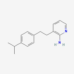 3-{2-[4-(1-Methylethyl)phenyl]ethyl}pyridin-2-amine