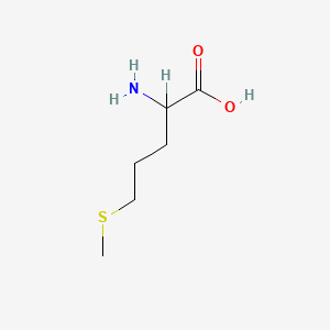 molecular formula C6H13NO2S B8766185 2-Amino-5-(methylsulfanyl)pentanoic acid CAS No. 6094-76-4