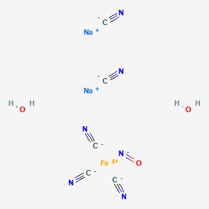 molecular formula C5H4FeN6Na2O3 B8766386 Sodium nitroprusside 