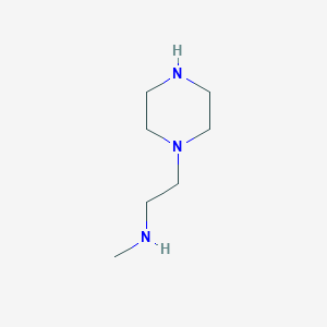 molecular formula C7H17N3 B8766391 N-Methyl-2-(piperazin-1-yl)ethanamine 