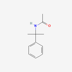 molecular formula C11H15NO B8766495 N-(2-phenylpropan-2-yl)acetamide CAS No. 79649-68-6
