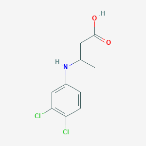 3-(3,4-Dichloroanilino)butanoic acid
