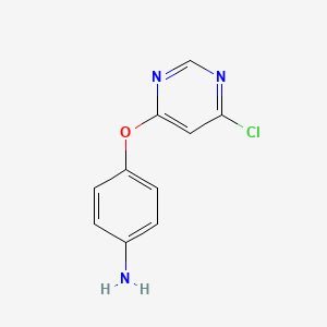 4-((6-Chloropyrimidin-4-yl)oxy)aniline