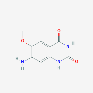 7-Amino-6-methoxyquinazoline-2,4(1H,3H)-dione