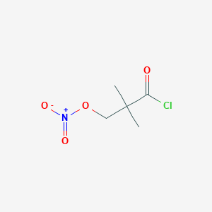 3-Chloro-2,2-dimethyl-3-oxopropyl nitrate