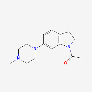 1-(6-(4-Methylpiperazin-1-YL)indolin-1-YL)ethanone