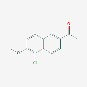 2-Acetyl-5-chloro-6-methoxynaphthalene