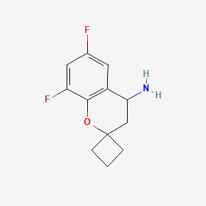 6,8-Difluorospiro[chroman-2,1'-cyclobutan]-4-amine