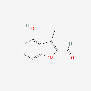 4-Hydroxy-3-methylbenzofuran-2-carbaldehyde
