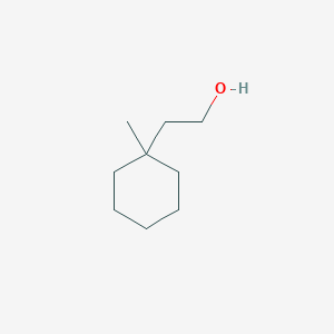 molecular formula C9H18O B8766613 2-(1-Methylcyclohexyl)ethanol CAS No. 82495-11-2