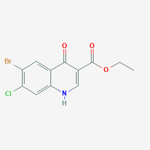 6-Bromo-7-chloro-3-ethoxycarbonyl-4-hydroxy-quinoline