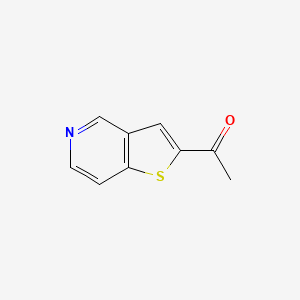 molecular formula C9H7NOS B8766644 1-(Thieno[3,2-c]pyridin-2-yl)ethanone 