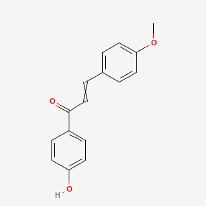 molecular formula C16H14O3 B8766662 4-Methoxy-4'-hydroxychalcone 