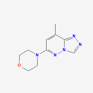 1,2,4-Triazolo(4,3-b)pyridazine, 8-methyl-6-(4-morpholinyl)-