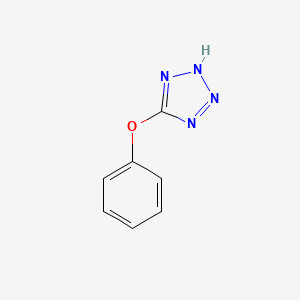 molecular formula C7H6N4O B8766701 Phenyltetrazolyl ether CAS No. 6489-09-4