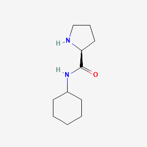molecular formula C11H20N2O B8766722 (2S)-N-cyclohexylpyrrolidine-2-carboxamide 