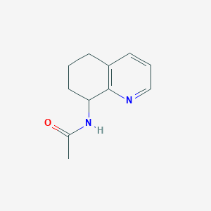 molecular formula C11H14N2O B8766951 N-(5,6,7,8-Tetrahydroquinoline-8-yl)acetamide 