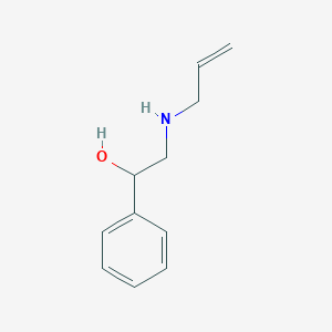 molecular formula C11H15NO B8766957 2-Allylamino-1-phenyl-ethanol CAS No. 51319-18-7