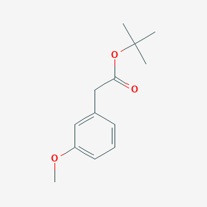 molecular formula C13H18O3 B8766986 Tert-butyl 2-(3-methoxyphenyl)acetate 