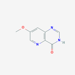 molecular formula C8H7N3O2 B8767047 7-Methoxypyrido[3,2-d]pyrimidin-4(3H)-one CAS No. 1600511-85-0